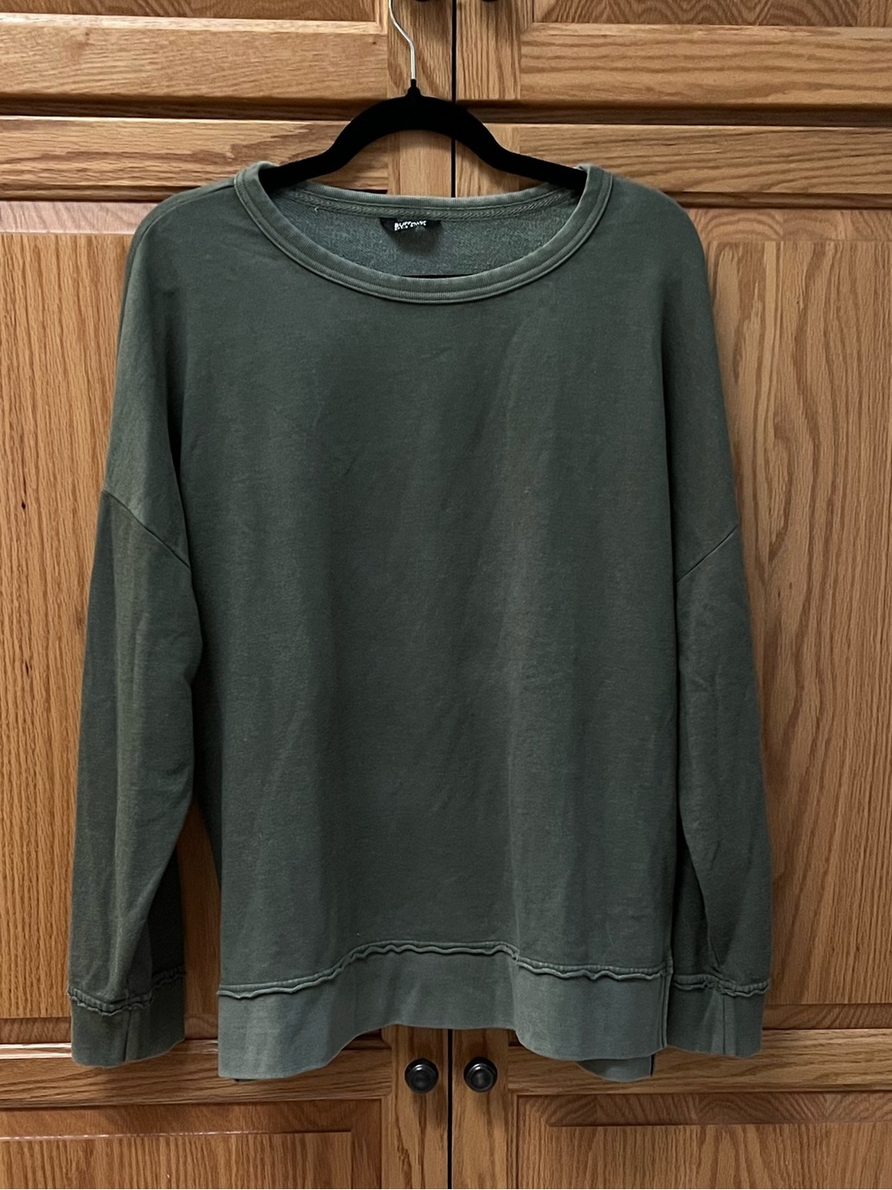 Buffalo David Bitton Olive Green Crewneck Sweater, GUC, Size XL